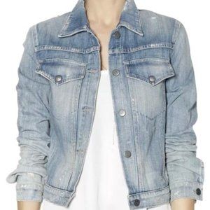 Citizens of Humanity Distressed Denim Jacket S